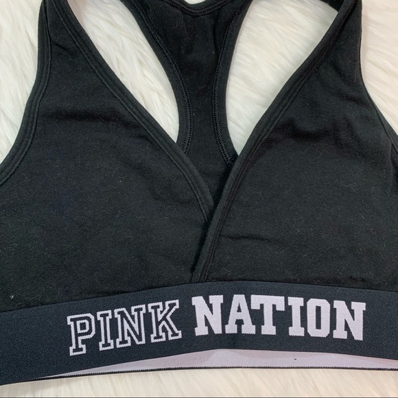 PINK Nation Cotton Sports Bra Small - Picture 2 of 5